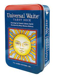 Universal Waite Tarot Deck in Tin